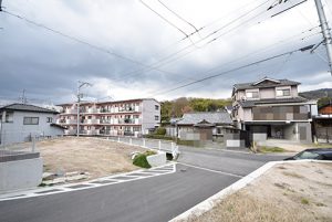 府中町山田3丁目の土地1号地の前面道路B