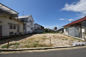 安芸区矢野東4丁目の自社土地の正面外観