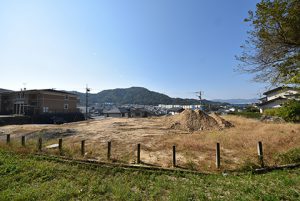 広島市東区戸坂大上4丁目の分譲土地の現地からの眺望