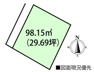 広島市西区己斐西町の土地区画図