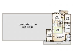 ヴェルディ五日市中央セントラルアベニュー間取り図