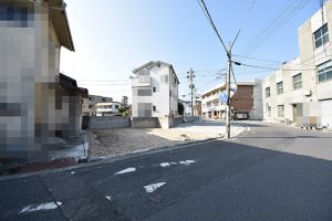 地御前3丁目の買取土地の前面道