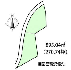 玖島の土地区画図