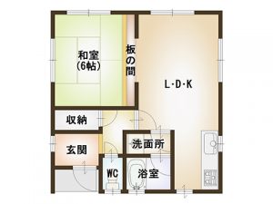 栗谷平屋別荘の間取