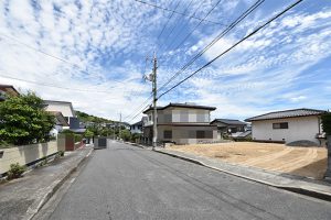 城山2丁目の土地前面道路