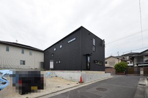 向洋新町3丁目のA様邸建築現場の写真