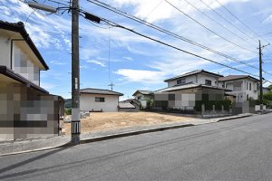 城山2丁目の土地の正面外観写真