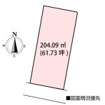 廿日市市佐方3丁目の売り土地の区画図メイン