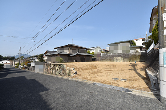 廿日市市福面の土地の古家解体後写真