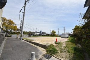 廿日市市宮園3丁目の買取土地の外観全景