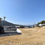 広島市東区戸坂大上の買取土地の外観全景と眺望