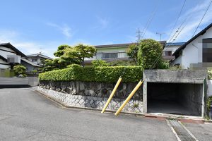 安佐南区安東4丁の売却土地の正面写真