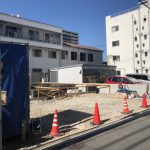 宇品西３丁目の新築一戸建て基礎工事の現地写真