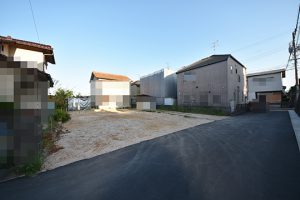 佐伯区三宅5丁目建築条件付き土地の全景写真
