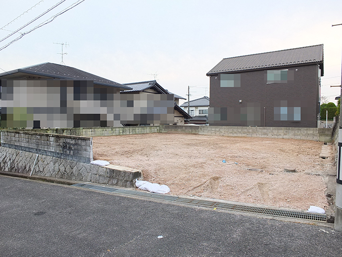 文住宅用地として古家を解体した更地の土地