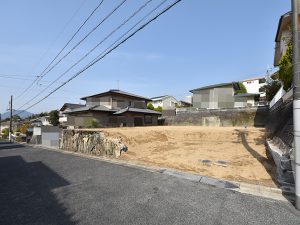 古家解体後の土地71坪の全景写真
