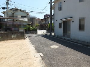 面積23.92坪で前面道路4ｍの整形土地写真