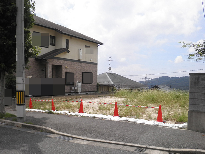 土地面積50坪の更地で買い取った中山新町の土地