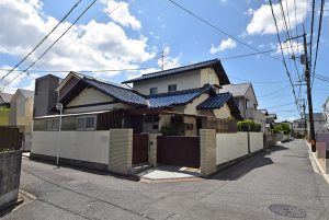 楽々園5丁目の古家付き土地外観写真