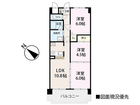 間取り図　3階