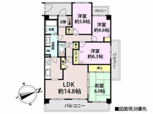 サーパス古江西町307間取り